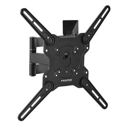 Кронштейн для телевизоров Kromax OPTIMA-406 grey22"-65", max 40 кг, настенный, наклон +5°-15°, поворот 180°, от стены 60-506 мм, VESA 400x400