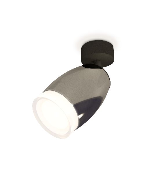 Комплект поворотного светильника Ambrella light XM1123005 DCH/SBK/FR черный хром/черный песок/белый матовый MR16 GU5.3 (A2210, C1123, N7160)