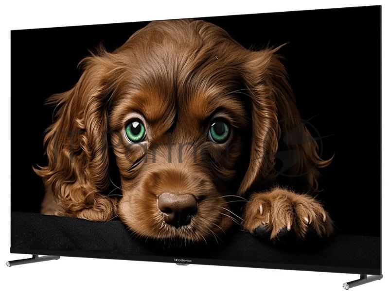 Телевизор Topdevice 50'' TDTV50CQ08U черный A-QLED UHD 60Hz Smart 2/8Gb