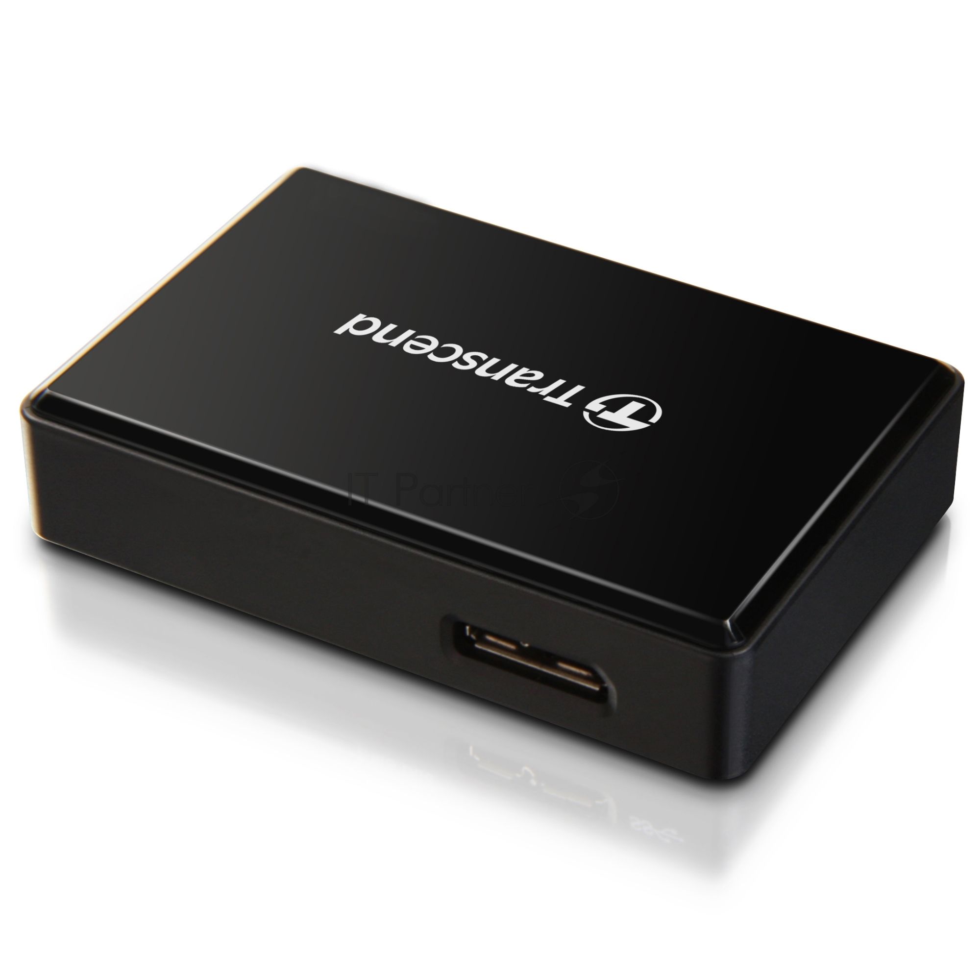 Кард-ридер Transcend RDF8/черный/SDXC,SDHC,microSDXC,microSDHC,CompactFlash,CompactFlash/USB 3.0/пластик