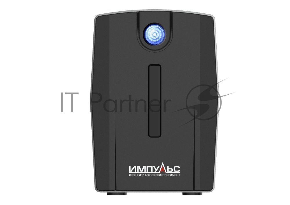 Источник бесперебойного питания Импульс Юниор Смарт 600 {600 ВА/360 Вт, LCD, АКБ 1х7Ач, SCHUKOx2},черный {00-КБ001547}