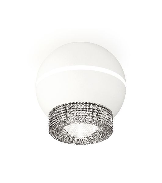 Светильник Ambrella Light XS1101030 SWH/CL белый песок/прозрачный MR16 GU5.3 LED 3W 4200K (C1101, N7191)
