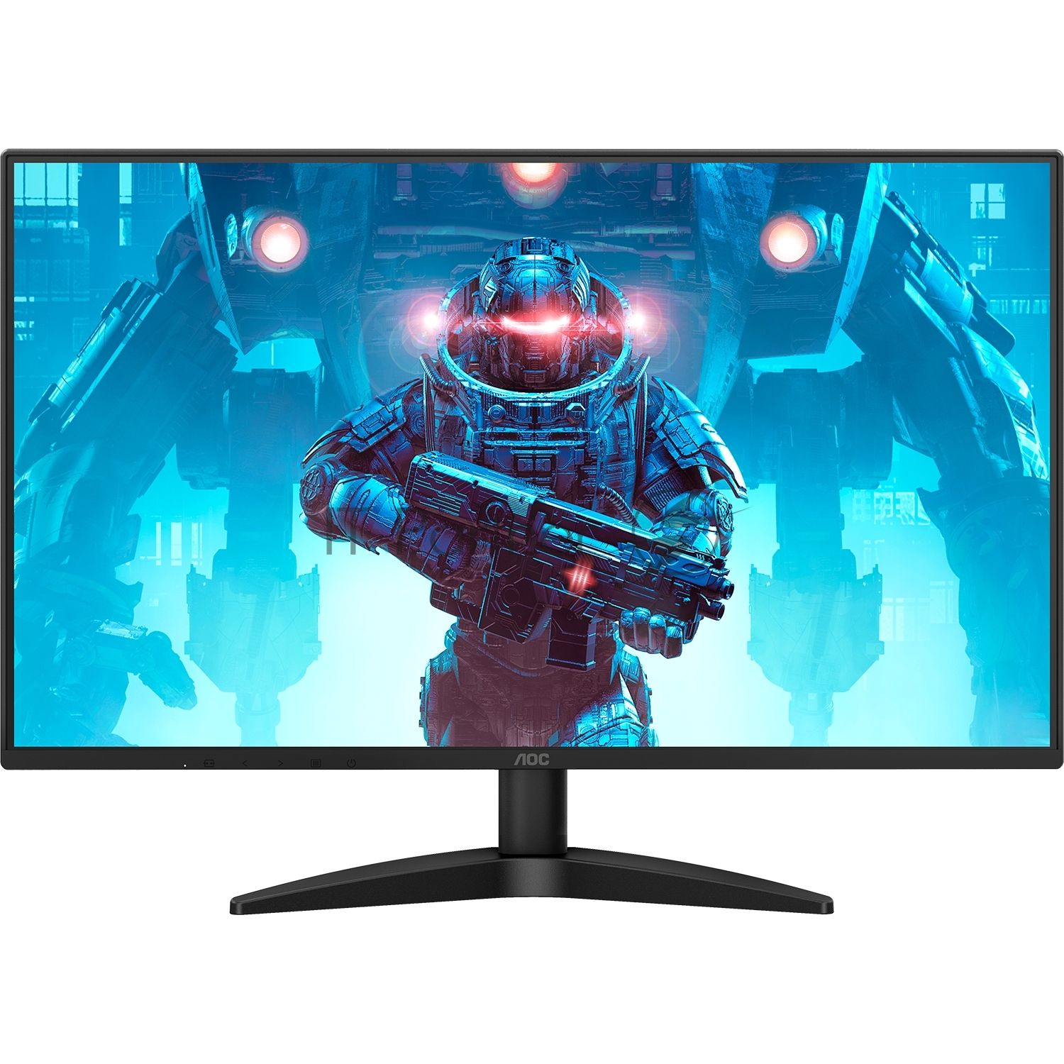 Монитор 27" AOC 27B36X IPS 1920x1080, 144 Гц, 4 мс, 16:9, 250 кд/м², HDMI, DisplayPort, Flicker Free, Low Blue Light, черный