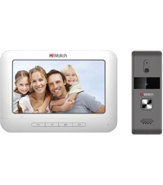 Видеодомофон Hikvision DS-D100KF белый