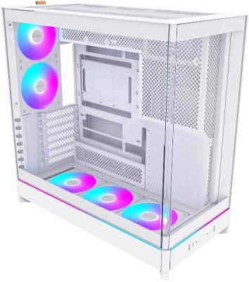 Компьютерный корпус Montech HS02 PRO белый без БП ATX 4x140мм 2xUSB 3.0 audio bott PSU