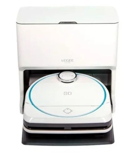 Робот-пылесос HOBOT LEGEE-D8 + станция самоочистки LuLu, белый, 4900 мА*ч Li-Ion, уборка суxая/влажная, пылесборник контейнер 0,5 л