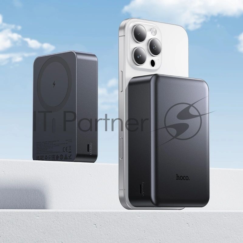 Мобильный аккумулятор Hoco J160 20000mAh 3A серый (64103)