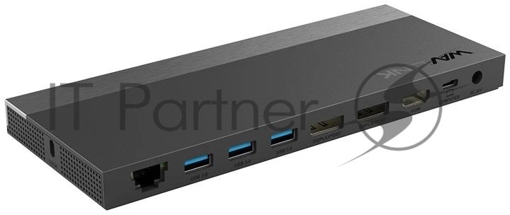 Док-станция WAVLINK WL-UMD01R Pro, USB Type-C, USB3.0/USB-C/DP/HDMI/Gigabit LAN/Audio In/Out/SD/Micro SD, Power Adapter