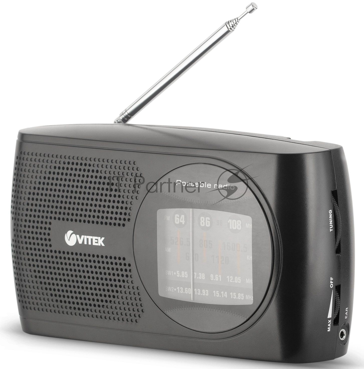 Радиоприемник Vitek VT-3587 BK черный