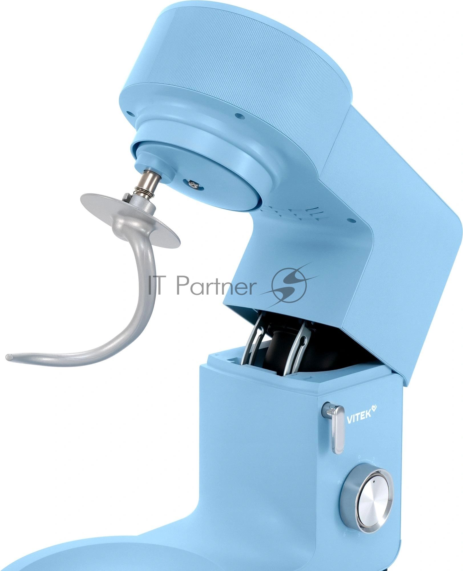 Миксер Vitek VT-PM0555 голубой, стационарный, 2200 Вт, 7.8 л, 6 скоростей
