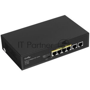 Коммутатор Cudy FS106P, 6×100 Мбит/с, неуправляемый