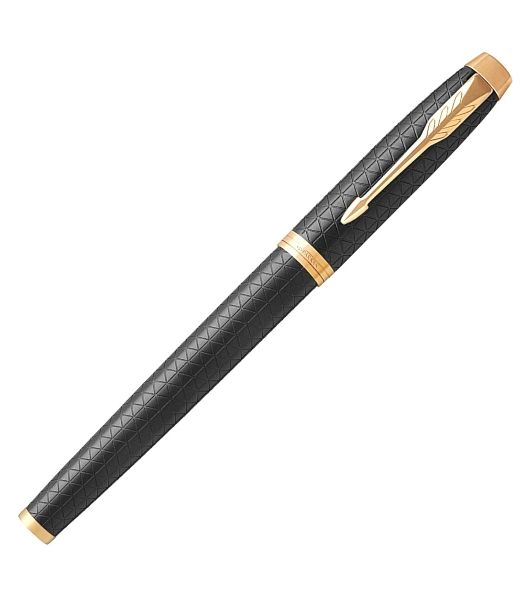 Ручка роллер Parker IM Premium T323 (CW1931660) Black GT, F, черные чернила, подарочная коробка