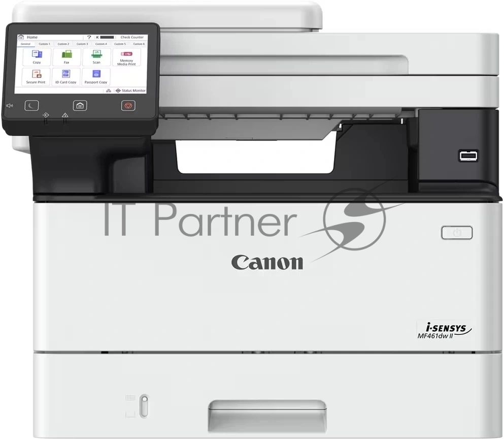 МФУ лазерное Canon i-SENSYS MF461dw II (A4, принтер/копир/сканер, 1200dpi, 36ppm, 1+4Gb, DADF50, Duplex, WiFi, Lan, USB) (7188C019)