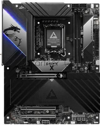 Материнская плата MSI MEG Z890 UNIFY-X, LGA1851, Intel Z890, 2xDDR5, 6xSATA, 6xM.2, 3xPCIe 5.0 x16, 1xPCIe 4.0 x1, 2xThunderbolt 4, 1x 5Gb LAN, 11xUSB (3xType-C), 3x3.5 мм, 7.1, ATX Материнская плата MSI MEG Z890 UNIFY-X, LGA1851, Intel Z890, 2xDDR5, 6xSATA, 6xM.2, 3xPCIe 5.0 x16, 1xPCIe 4.0 x1, 2xThunderbolt 4, 1x 5Gb LAN, 11xUSB (3xType-C), 3x3.5 мм, 7.1, ATX