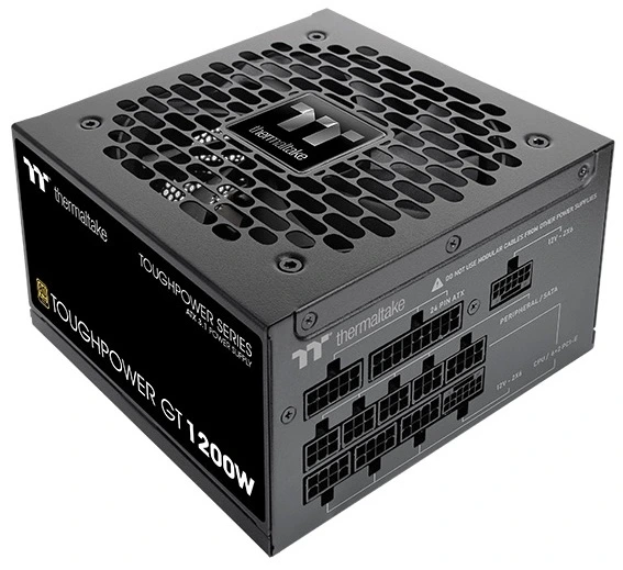 Блок питания Thermaltake Toughpower GT 1200W, 1200Вт, 80+ Gold, 120мм, модульный, черный