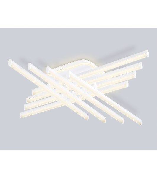 Потолочный светодиодный светильник Ambrella light FL6261 WH белый 130W 3000K-6400K 810*810*130 (ПДУ ИК)
