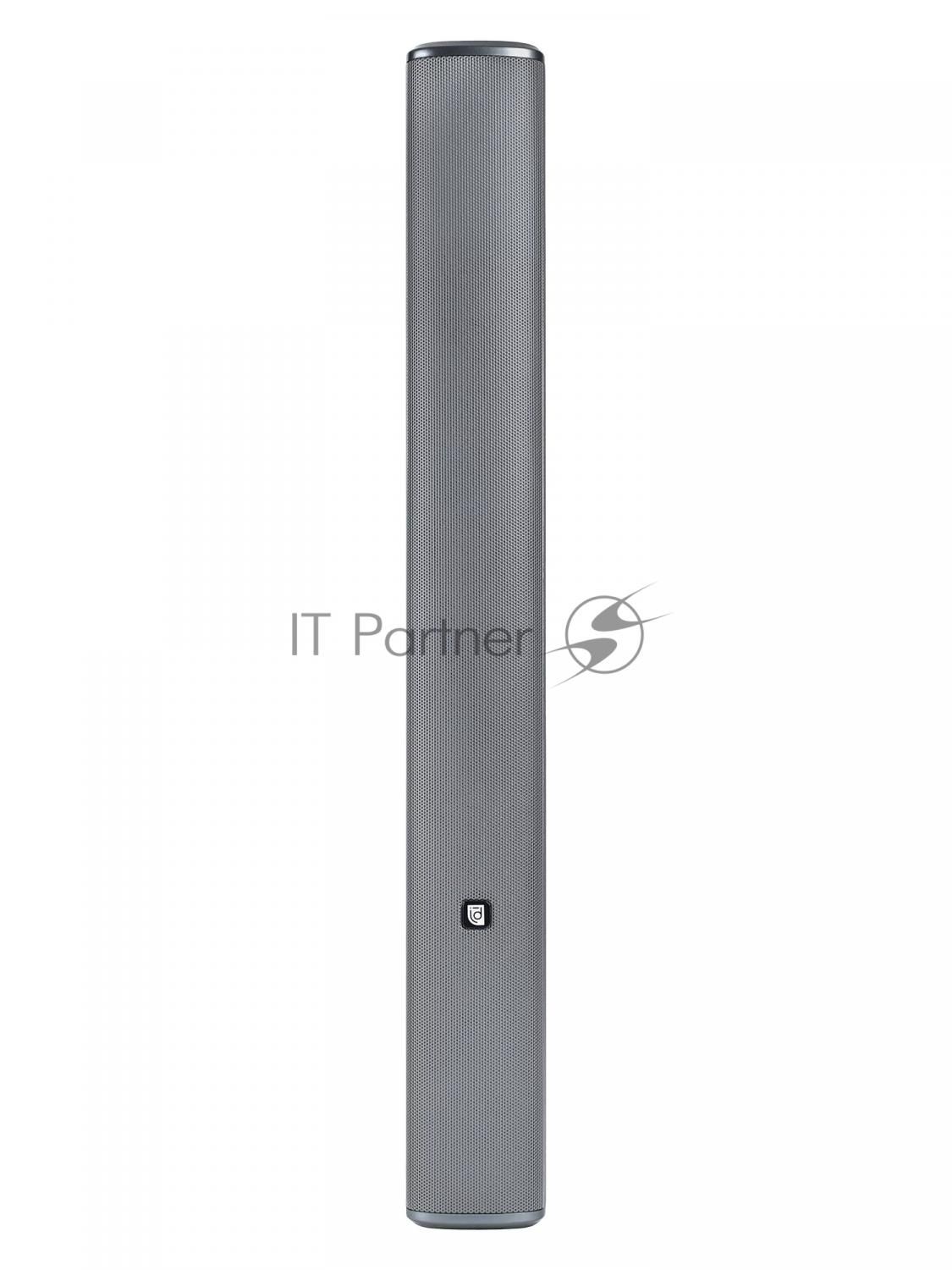 Звуковая колонна Intrend ITSPK-CL425T-G пассивная, 4x2.5", 8 Ом / 100V (100Вт), SPL 113dB, 106Hz-20kHz, 120°x20° (HхV), вес 3.4кг, цвет угольный металлик, крепление в комплекте, (цена за 1шт., в упаковке 2 шт.)