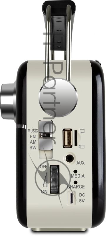 Радиоприемник SVEN SRP-505 (4 Вт, FM/AM/SW, USB, SD/microSD, Bluetooth, 1200 мА·ч)черный