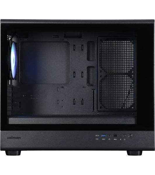 Компьютерный корпус ZALMAN M5, MATX, BLACK, WINDOW, 1xCombo (3.5'' or 2.5''), 1x3.5", 2x2.5", 1xUSB2.0, 1xUSB3.0, 1xUSB Type-C, FRONT 3x120мм ARGB, REAR 1x120мм ARGB