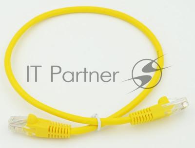 Патч-корд 5E Behpex 0.5m Yellow