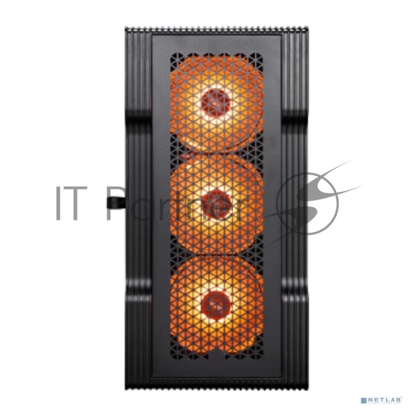 Компьютерный корпус 1STPLAYER TRILOBITE T3 ARGb черный mATX 4x120мм ARGb fans T3-BK-4F7