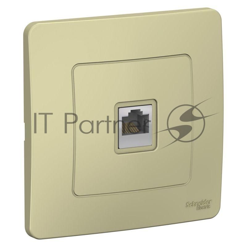 Розетка компьютерная СП BLANCA RJ45 кат.5e беж. SchE BLNIS045007