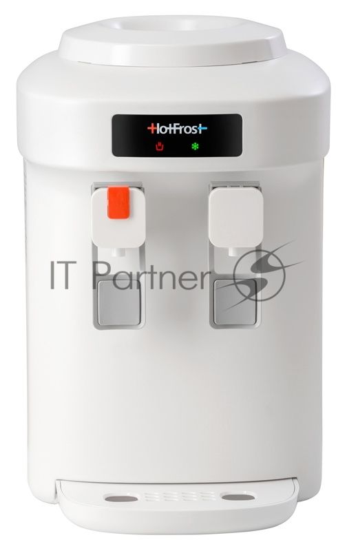 Кулер для воды Hotfrost D65E, верхняя загрузка, нагрев 90 °С, охлаждение 10 °С, белый