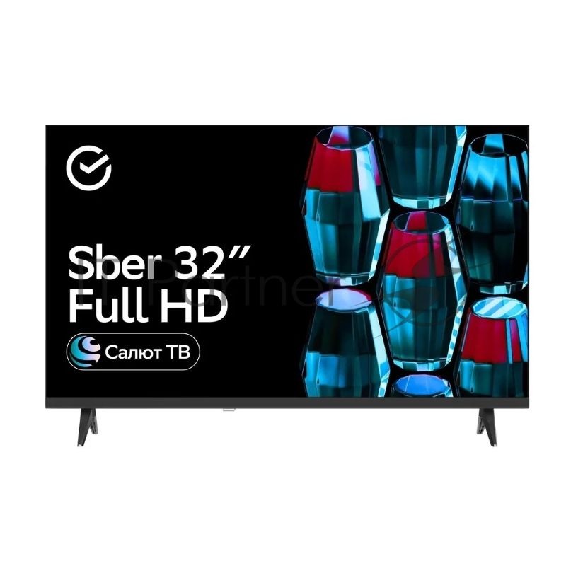 Телевизор Sber 32" 32F2139B черный