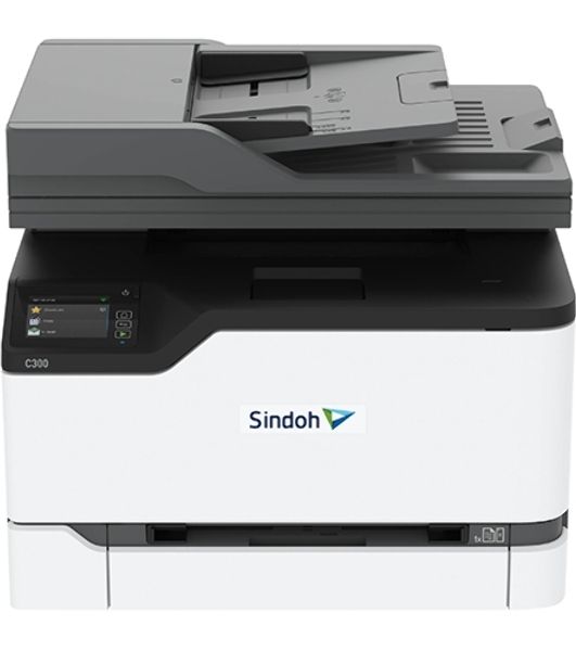 МФУ лазерное Sindoh C300, A4, цветной, печ. 24 стр/мин., скан. до 20 стр/мин (цвет.) 45 стр/мин (ч/б), 2400 x 600 dpi, USB, Ethernet, Wi-Fi