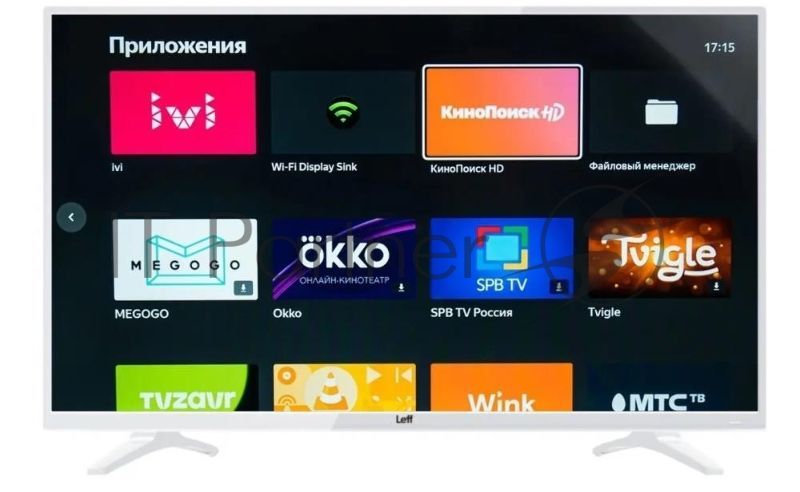 Телевизор LEFF 40" 40F541T белый DLED FHD 60Hz Smart