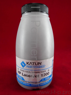 Тонер HP LJ 1200/1300/1000W (фл.150г.) Katun фас России