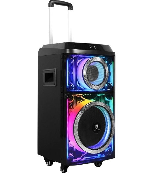 Колонка портативная Ural 103 черный 1200W 1.1 BT/3.5Jack/USB-C 15м 7000mAh