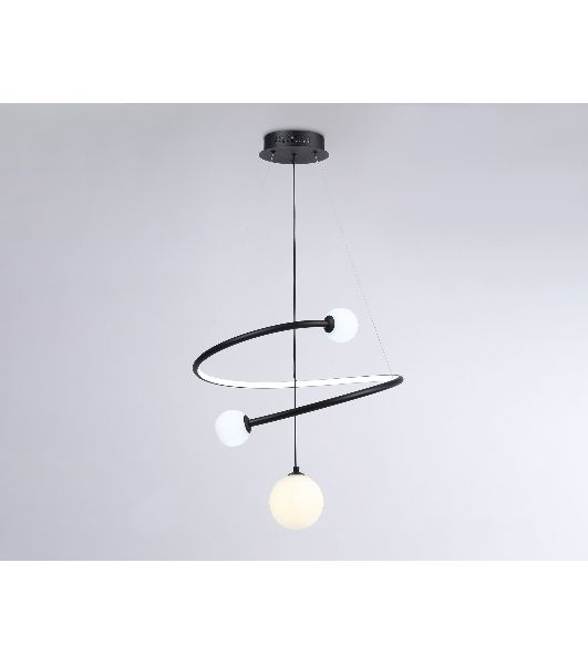Светильник Ambrella light FL66303 BK черный 39W 3000K-6400K+G9 D500*1200 (ПДУ ИК)