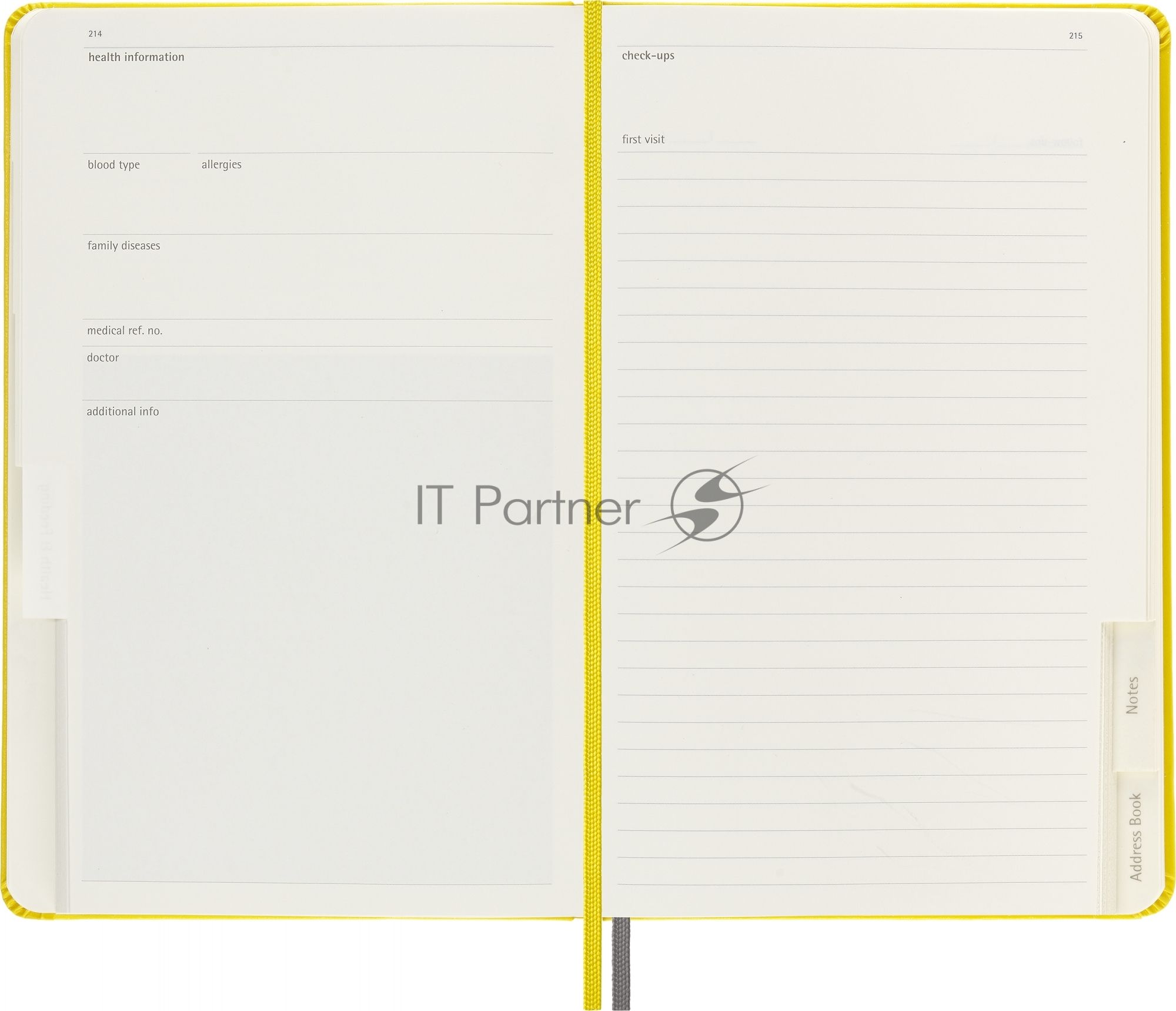 Блокнот Moleskine PASSION BABY PASBABY Large 130х210мм 400 стр. подар.кор. желтый