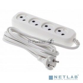 Сетевой удлинитель Buro BU-PSL4.5/W 5 м (4 розетки) белый (пакет ПЭ)