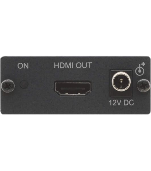 Приемник Kramer Electronics PT-572+ сигнала HDMI из кабеля витой пары (TP), поддержка HDCP и HDTV, HDMI (V.1.4 c 3D, Deep Color, x.v.Color, Lip Sync, HDMI Uncompressed Audio Channels, Dolby TrueHD, DTS-HD) с адаптером питания, 1.65Gbps