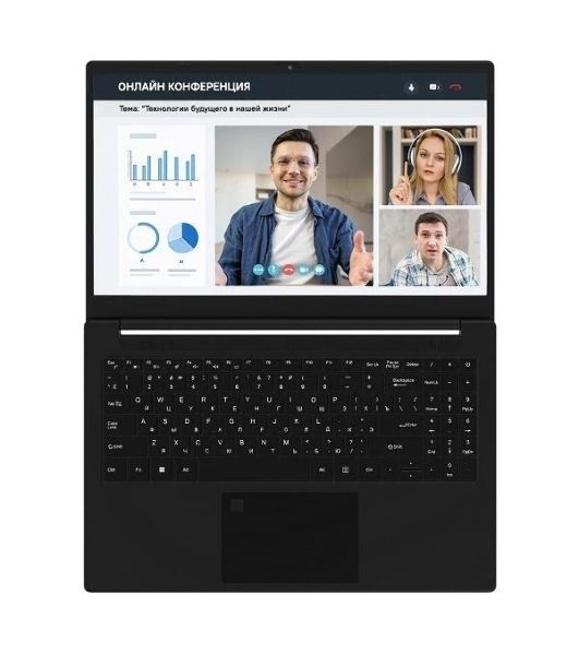 Ноутбук Rikor NINO 201.1/15.6"/IPS/AMD Ryzen 3 5425U/8192Mb/256Gb SSD/AMD Radeon Graphics/Windows 11 Pro/черный/1.65kg