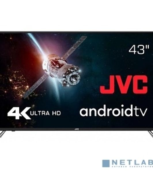 Телевизор JVC 43" LT-43M792 черный DLED UHD 60Hz Smart TV