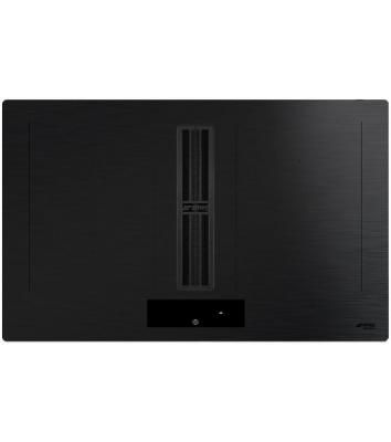 Варочная поверхность со встроенной вытяжкой Smeg HOBD382MB2, 83 см, индукция, слайдерное управление, 4 зоны нагрева, 9 уровней мощности, автоматическое определение посуды, таймер, быстрый старт, индикация остаточного тепла, 650 м3/ч, 8 скоростей + 2 интен