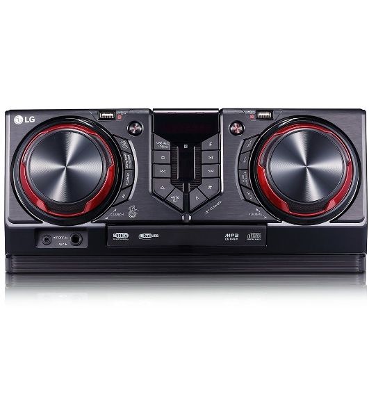 Мини-аудиосистема LG CJ44 черный 480Вт FM USB BT