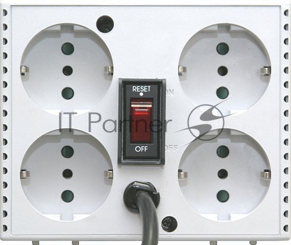 Стабилизатор напряжения Powercom Voltage Regulator, 2000VA, White, Schuko