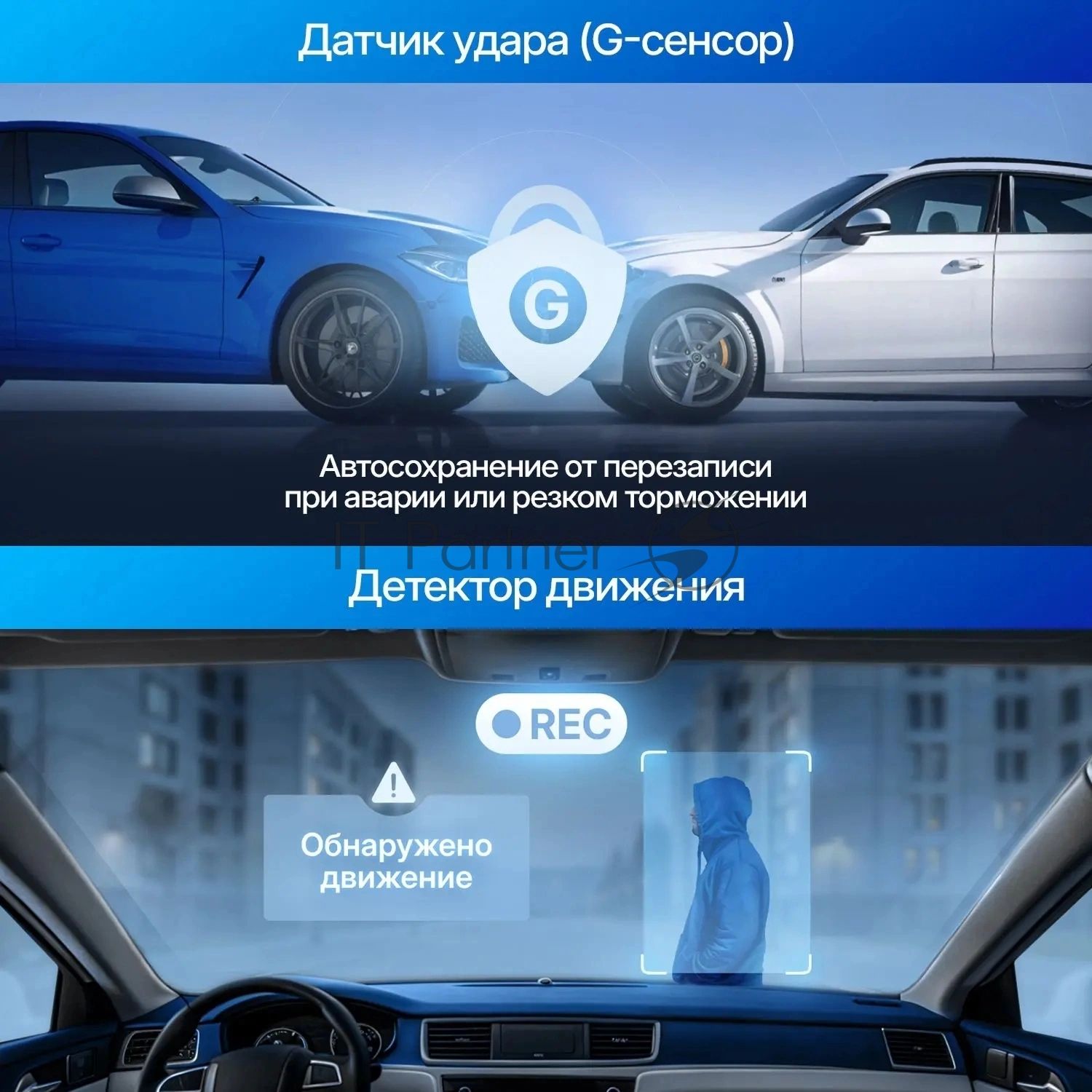 Видеорегистратор TrendVision VICTORY DUAL черный 2Mpix 1080x1920 1080p 170гр. GPS GP6248
