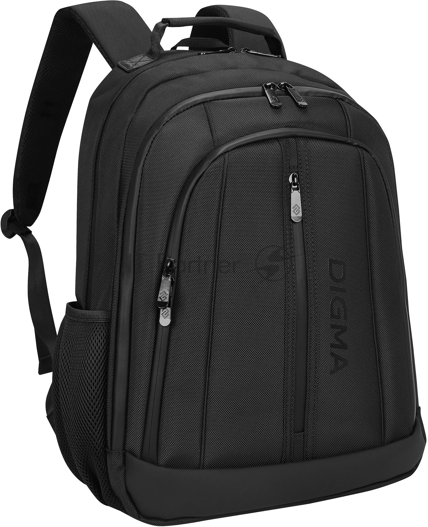 Рюкзак для ноутбука 15.6" Digma Stash S2 черный полиэстер (DGbP15S2BK)