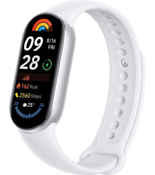 Фитнес-браслет Xiaomi Smart Band 9 M2345B1, 1.62" AMOLED, 5G, Bluetooth, IPX8 / WR50, серебристый
