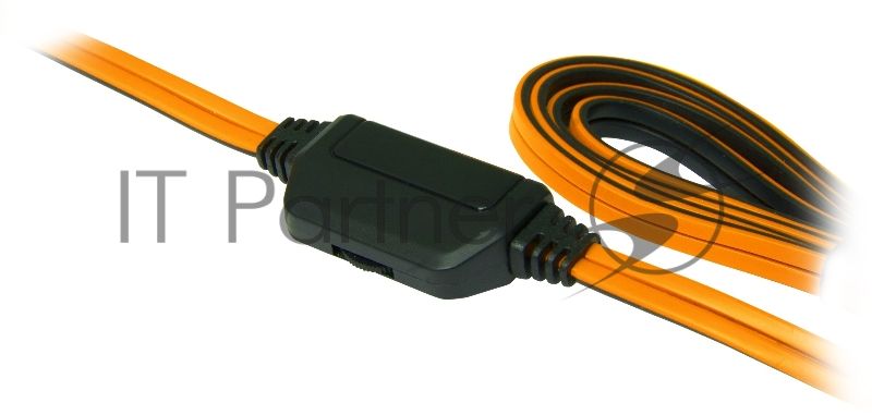 Наушники Defender Warhead G-120 черный/оранжевый кабель 2 м