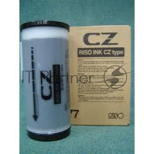 Краска RISO S-4877E для серии CZ 800 мл (o), черный (КРАТНО ДВУМ ШТУКАМ!!!)