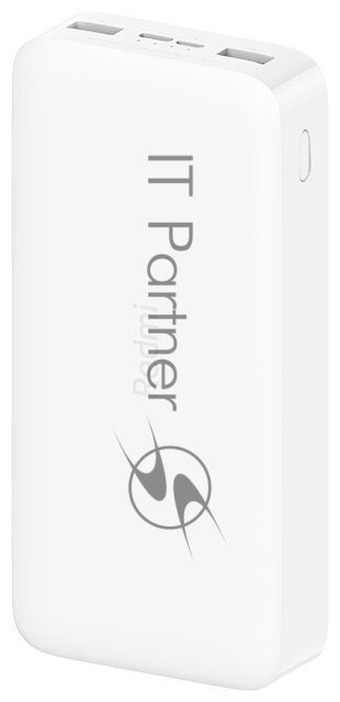 Внешний аккумулятор XIAOMI Redmi Power Bank 20000 mAh Micro-USB/USB-C (PB200LZM) QC3.0 (2USB) белый