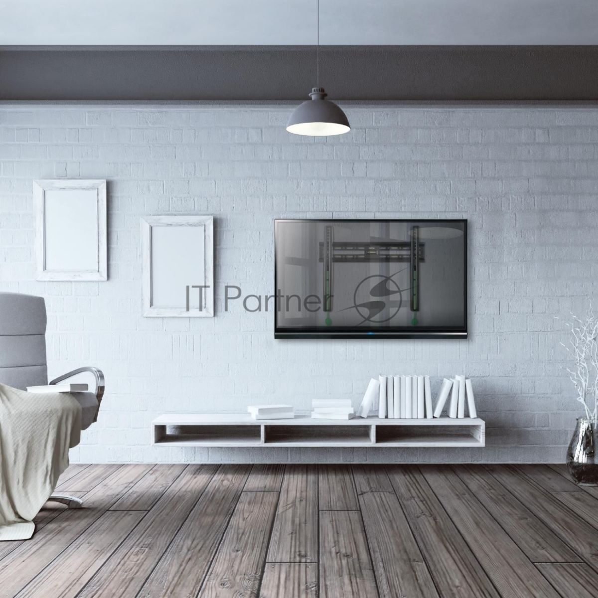 Кронштейн для телевизора ONKRON FM2 32"-65" фиксированный, черный
