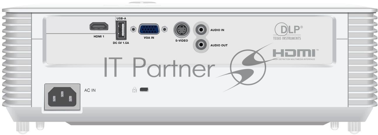 Проектор Exell EXD101W DLP, 3800 ANSI, XGA (1024x768), Объектив 1.94 - 2.16