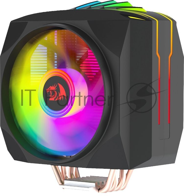 Кулер Redragon Balder Dual-fan CC-2199 серый 120мм алюминий+медь 1800rpm 35.2db 4-pin 180W